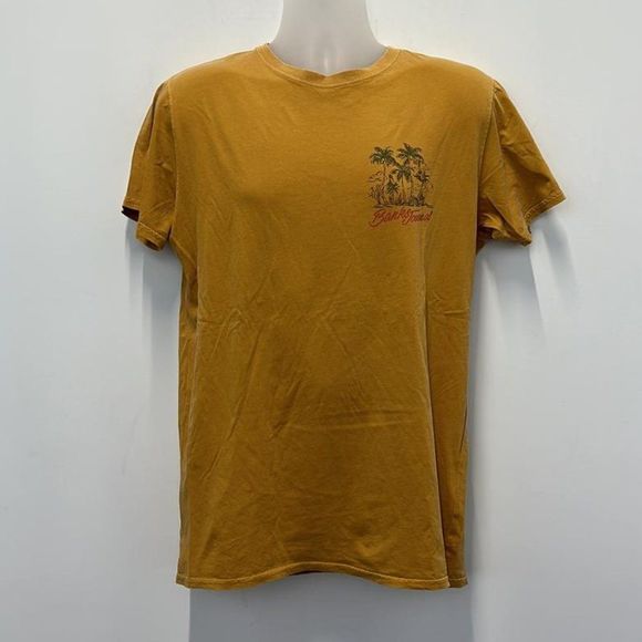 Banks Journal Graphic Logo Yellow T-Shirt Size L - Picture 1 of 7